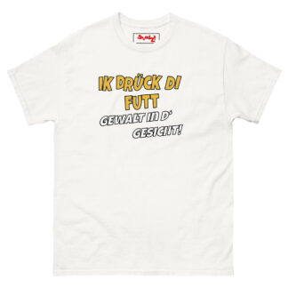 Skurrilz! Platt #2 – GEWALT nur Spruch – T-Shirt (unisex)